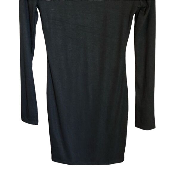 NWT!‎ Active USA black dress long sleeve v neck. - Picture 8 of 11